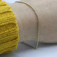 14k Gold Twisted Rope Bracelet 1.3mm 1.3 grams. Gold braided rope bracelet