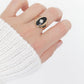10k ONYX and diamond ring. Onyx and diamond yellow gold W 30 Year Anniversary st75