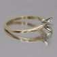 Marquise Diamond Solitaire Ring . 14k Diamond Petite 0.18ct Engagement Ring