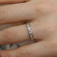 18k Antique Diamond channel band. Art Deco 1920s diamond band. st(132/25)