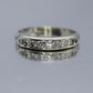 18k Antique Diamond channel band. Art Deco 1920s diamond band. st(132/25)