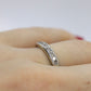 18k Antique Diamond channel band. Art Deco 1920s diamond band. st(132/25)