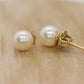 14k Pearl Stud earrings