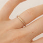 18k Art Deco Blossom Flower Engraved Design with diamonds Band. Flower Blossom eternity Ring. sz6