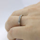 18k Antique Diamond channel band. Art Deco 1920s diamond band. st(132/25)