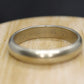 14k White Gold Band. HEAVY 14k Gold Wedding Band