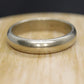 14k White Gold Band. HEAVY 14k Gold Wedding Band