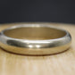 14k White Gold Band. HEAVY 14k Gold Wedding Band