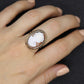 10k Cameo carved shell 10k signet ring. Bezel Set Budlong, Dockert & Armstrong Cameo ring
