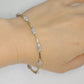 14k Diamond Tennis Bracelet. 14k 3 Stone round diamond Tennis bracelet. 7g 7.25in
