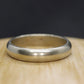 14k White Gold Band. HEAVY 14k Gold Wedding Band