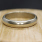 14k White Gold Band. HEAVY 14k Gold Wedding Band
