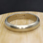 14k White Gold Band. HEAVY 14k Gold Wedding Band