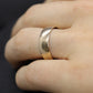 JR Wood 10K Band. Vintage Jr Wood and Sons Thick Wedding Band Sz7 2.9g