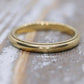 14k Milgrain engraved bead Band. 14k Yellow Gold engraved milgrained. Sz 5 2.5mm wide