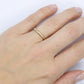 14k Milgrain engraved bead Band. 14k Yellow Gold engraved milgrained. Sz 5 2.5mm wide
