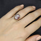 14k Cameo carved shell 14k signet ring. Bezel Set Cameo ring