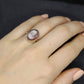 14k Cameo carved shell 14k signet ring. Bezel Set Cameo ring