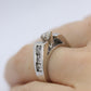 14k Diamond Solitaire with accents. 1.09ctw diamonds Vintage 14k Engagement or Wedding ring.