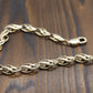 14k Heavy Specialty Link Bracelet. 14k Yellow Gold Bracelet. 16g with 8in length