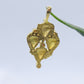 10k 12k Black Hills Gold Pendant. Black Hills Gold Ruby Garnet Emerald Topaz Leaves pendant
