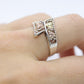 Black Hills Gold Sterling Silver Bypass Band. 10k bypass band Black Hills Gold Inlays.
