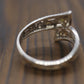 Black Hills Gold Sterling Silver Bypass Band. 10k bypass band Black Hills Gold Inlays.