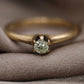 JR Wood and Sons 14k Gold Prong Set Diamond Ring Sz 5. Jr Wood band. Wood & son diamond rind. Victorian Claw Diamond.