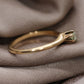 JR Wood and Sons 14k Gold Prong Set Diamond Ring Sz 5. Jr Wood band. Wood & son diamond rind. Victorian Claw Diamond.