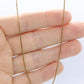 8k dainty Box chain necklace. 333 GOLD Box Chain necklace. 14.5in