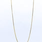 8k dainty Box chain necklace. 333 GOLD Box Chain necklace. 14.5in