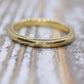 14k Milgrain engraved bead Band. 14k Yellow Gold engraved milgrained. Sz 5 2.5mm wide