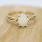 10k Opal Solitaire ring.