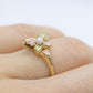 Black Hills Gold Ring with a Pearl. 10k Multi-Tone Black Hills Gold Pearl Ring.