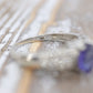 Tanzanite and diamond ring. 14k Blue Tanzanite solitaire.