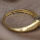 Art Deco Diamond ring. 14k Yellow and White Gold Square table.