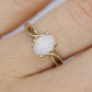 10k Opal Solitaire ring.