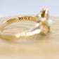 Black Hills Gold Ring with a Pearl. 10k Multi-Tone Black Hills Gold Pearl Ring.