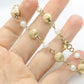 Gold Filled Sphere and Pearl Bracelet. 12k 1/20 Gold Filled Sphere ball bracelet