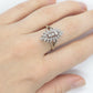 Diamond Cluster Marquise Ring. Diamond Ring. 14k Gold Ring. Multiple Diamond Cluster Marquise Solitaire. SZ 9.25