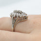 Diamond Cluster Marquise Ring. Diamond Ring. 14k Gold Ring. Multiple Diamond Cluster Marquise Solitaire. SZ 9.25