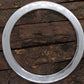Tiffany and Co. 1837  Sterling Silver bracelet. RARE flat disk circle bangle bracelet. st(59/80)