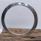 Tiffany and Co. 1837  Sterling Silver bracelet. RARE flat disk circle bangle bracelet. st(59/80)