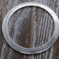 Tiffany and Co. 1837  Sterling Silver bracelet. RARE flat disk circle bangle bracelet. st(59/80)