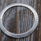 Tiffany and Co. 1837  Sterling Silver bracelet. RARE flat disk circle bangle bracelet. st(59/80)
