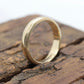 ARTCARVED JR Wood and Sons 14k Gold ART Carved thick wedding band. Embossed X X X Ring Sz 8.25 st(172/50)