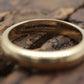 ARTCARVED JR Wood and Sons 14k Gold ART Carved thick wedding band. Embossed X X X Ring Sz 8.25 st(172/50)