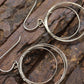 Sterling Silver Drop Wire Dangle Earrings. BOHO Dangle earrings st(3/45)