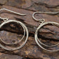 Sterling Silver Drop Wire Dangle Earrings. BOHO Dangle earrings st(3/45)