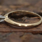 14k Diamond Solitaire. 14k Yellow gold engraved illusion set Daisy diamond ring. st(54/62)